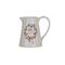 Hello Honey® 1qt. Holly Jolly Stoneware Pitcher with Gold Electroplating